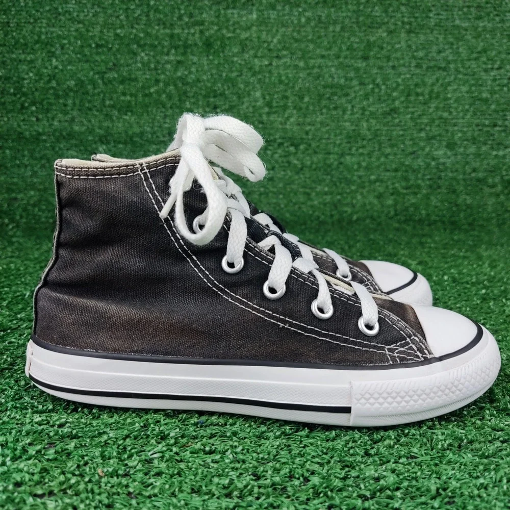 Converse Sneakers Youth 13 Black Chuck Taylor All‎ Star High Top Faded Canvas
